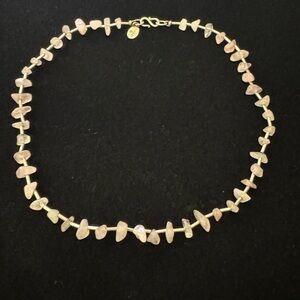 Rose Quartz and Glass Bead Necklace
